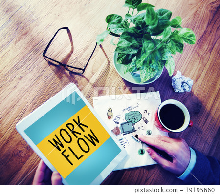 Work Flow Efficiency Implement Process System Concept Work Flow Efficiency Implement Process System Concept 19195660