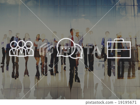 Corporate Business Teamwork Communication Collaboration Concept 19195671