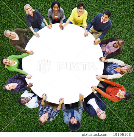 Diverse People Happiness Friendship Cheerful Togetherness Concep 19196108