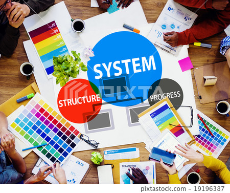 System Structure Progress Processing Procedure Concept System Structure Progress Processing Procedure Concept 19196387