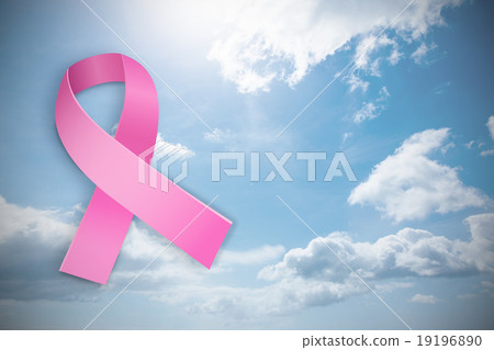 Composite image of breast cancer awareness message 19196890