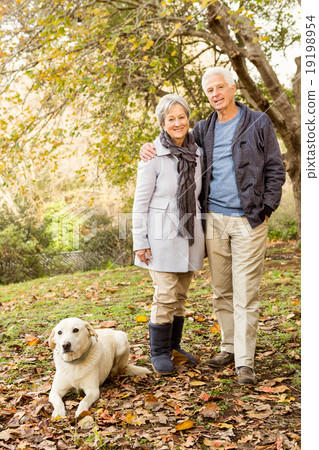 Senior couple in the park Senior couple in the park 19198954