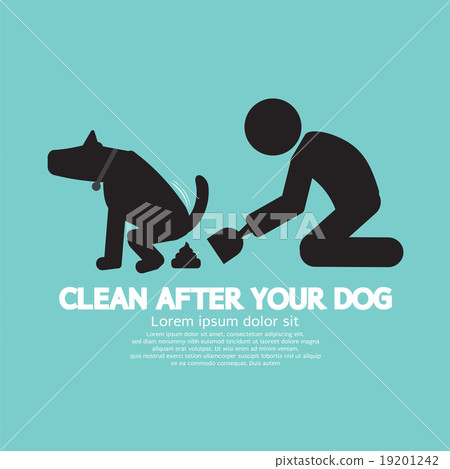 Clean Up After The Dog Symbol. Clean Up After The Dog Symbol. 19201242