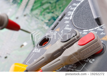Close-up of digital multimeter 19202272