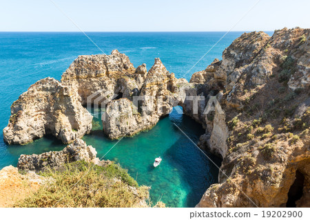 Ship in the natural bay 19202900