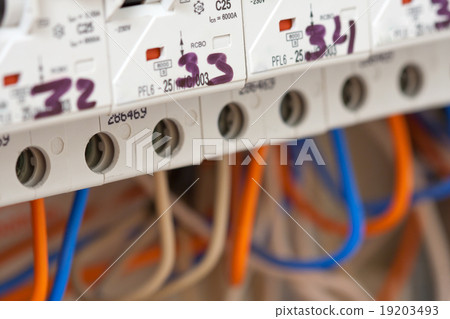 Electrical fuseboxes and power lines 19203493