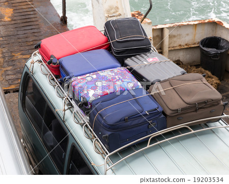 Suitcases on the car Suitcases on the car 19203534