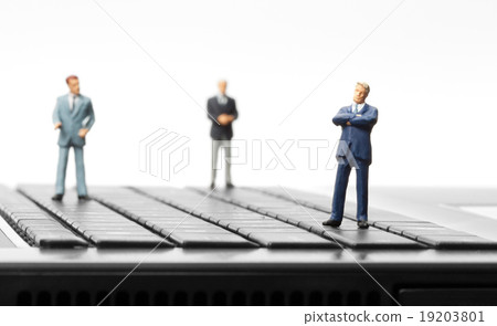 Miniature figurines of businessman Miniature figurines of businessman 19203801