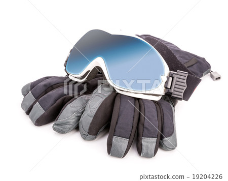 Winter sport glasses and gloves Winter sport glasses and gloves 19204226
