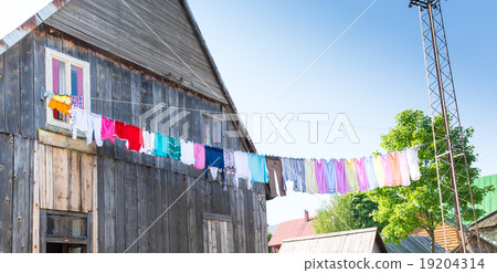 Wooden old village in summer Wooden old village in summer 19204314