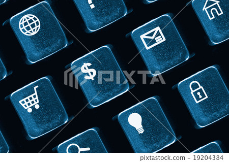 Computer keyboard concept 19204384