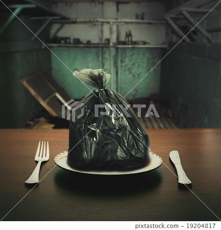 Some food in the garbage package Some food in the garbage package 19204817