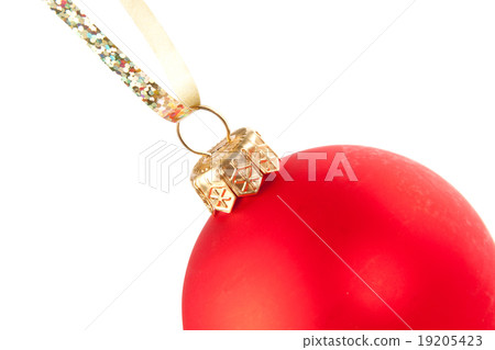 Hanging Christmas red bauble 19205423