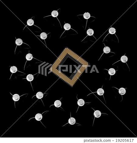 Concept of the processor and transistors 19205617