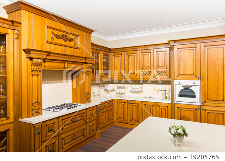 Wood beautiful custom kitchen interior design 19205765