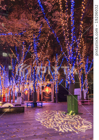 Saitama Shintoshin downtown illuminations west entrance Saitama Shintoshin downtown illuminations west entrance 19206032