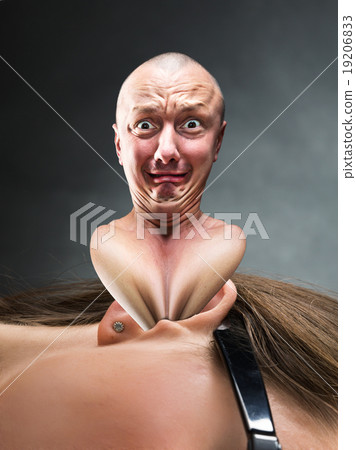Man stucks in an ear Man stucks in an ear 19206833
