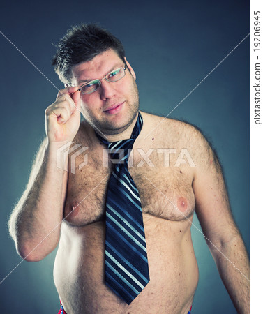 Serious shirtless man 19206945