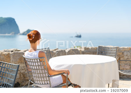 Sea view terrace of the luxury hotel Sea view terrace of the luxury hotel 19207009