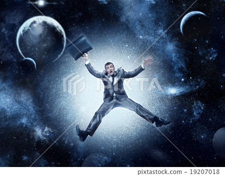 Businessman in space Businessman in space 19207018