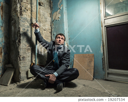 Arrested man with handcuffed hand 19207534