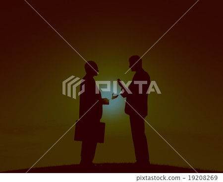 Business Meeting Businessmen Talking Discussion Concept 19208269