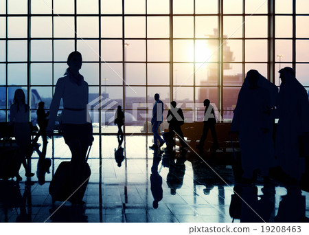 International Airport Communter Passenger Traveling Concept 19208463