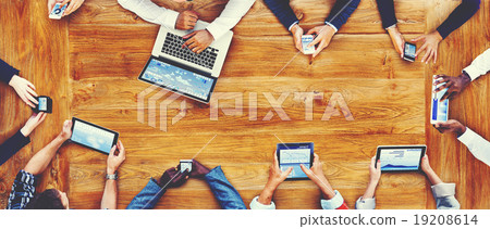 Group Business People Corporate Meeting Concept 19208614