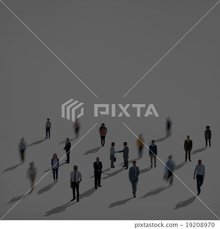 Diverse Ethnic Business Occupation Cheerful Variation Concept 19208970