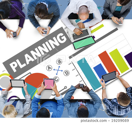 Planning Bar Graph Data Development Plan Strategy Concept 19209089