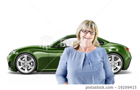 Car Vehicle Transportation 3D Illustration Concept Car Vehicle Transportation 3D Illustration Concept 19209415
