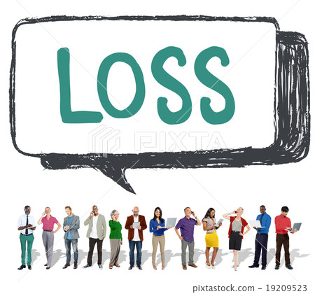 Loss Deduct Recession Debt Finance Bankruptcy Cocept 19209523