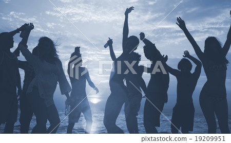 People Celebration Beach Party Summer Holiday Vacation Concept 19209951