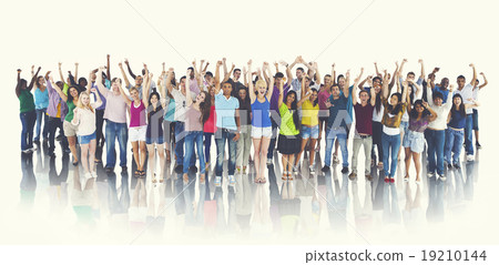 Group of Happy Students Celebration Cheerful Concept 19210144