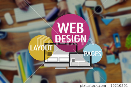 Web Design Website WWW Layout Page Connection Concept 19210291