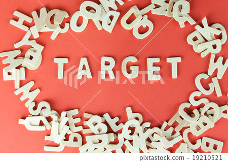 Word 'TARGET' being surrounded by random letters 19210521