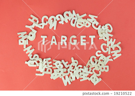 Word 'TARGET' being surrounded by random letters 19210522