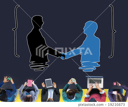 Handshake Greeting Corporate Deal Collaboration Concept 19210873