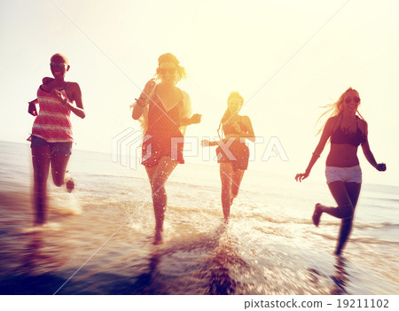 Friendship Freedom Beach Summer Holiday Concept Friendship Freedom Beach Summer Holiday Concept 19211102