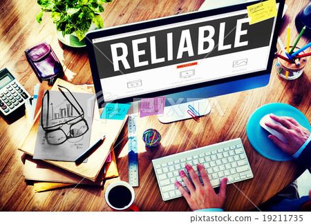 Reliable Integrity Efficiency Trust Trustworthy Concept 19211735