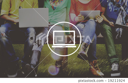 Laptop Computer Technology Digital Device Concept 19211924