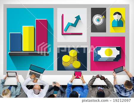 Business Growth Success Finance Economy Concept Business Growth Success Finance Economy Concept 19212097
