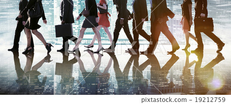 Business People Corporate Walking City Concept Business People Corporate Walking City Concept 19212759