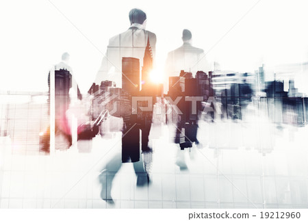 Commuter Business People Commuter Crowd Walking Concept Commuter Business People Commuter Crowd Walking Concept 19212960