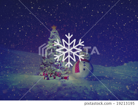 Snow Winter Snowflake Blizzard Christmas Concept 19213195