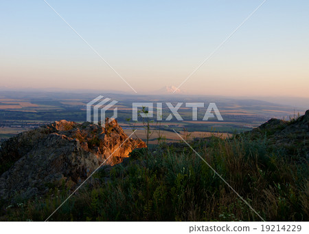 Elbrus in Distance Elbrus in Distance 19214229