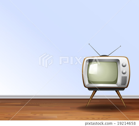 Old television in the room 19214658