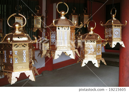 Kasuga Taisha Shrine golden lantern 19215605