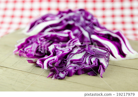 red cabbage on a white background 19217979