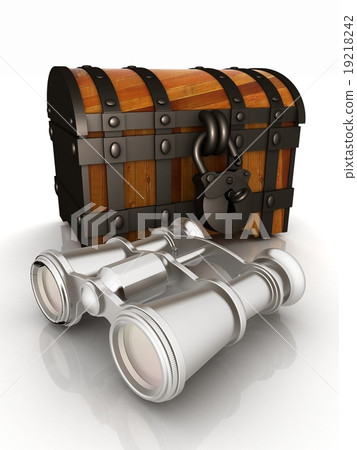 binoculars and chest 19218242